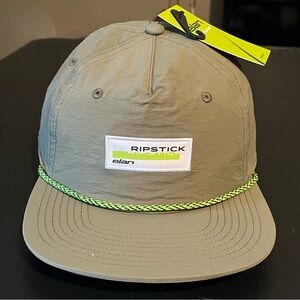 Elan Ripstick Green Ski Hat Cap NWT Ripstick Embroidered Patch Adjustable